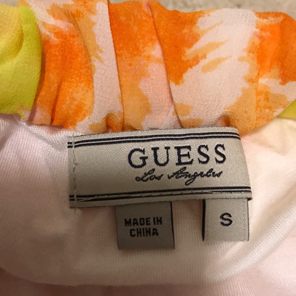 NWT Guess asymmetrical chiffon dress S - Picture 5 of 6